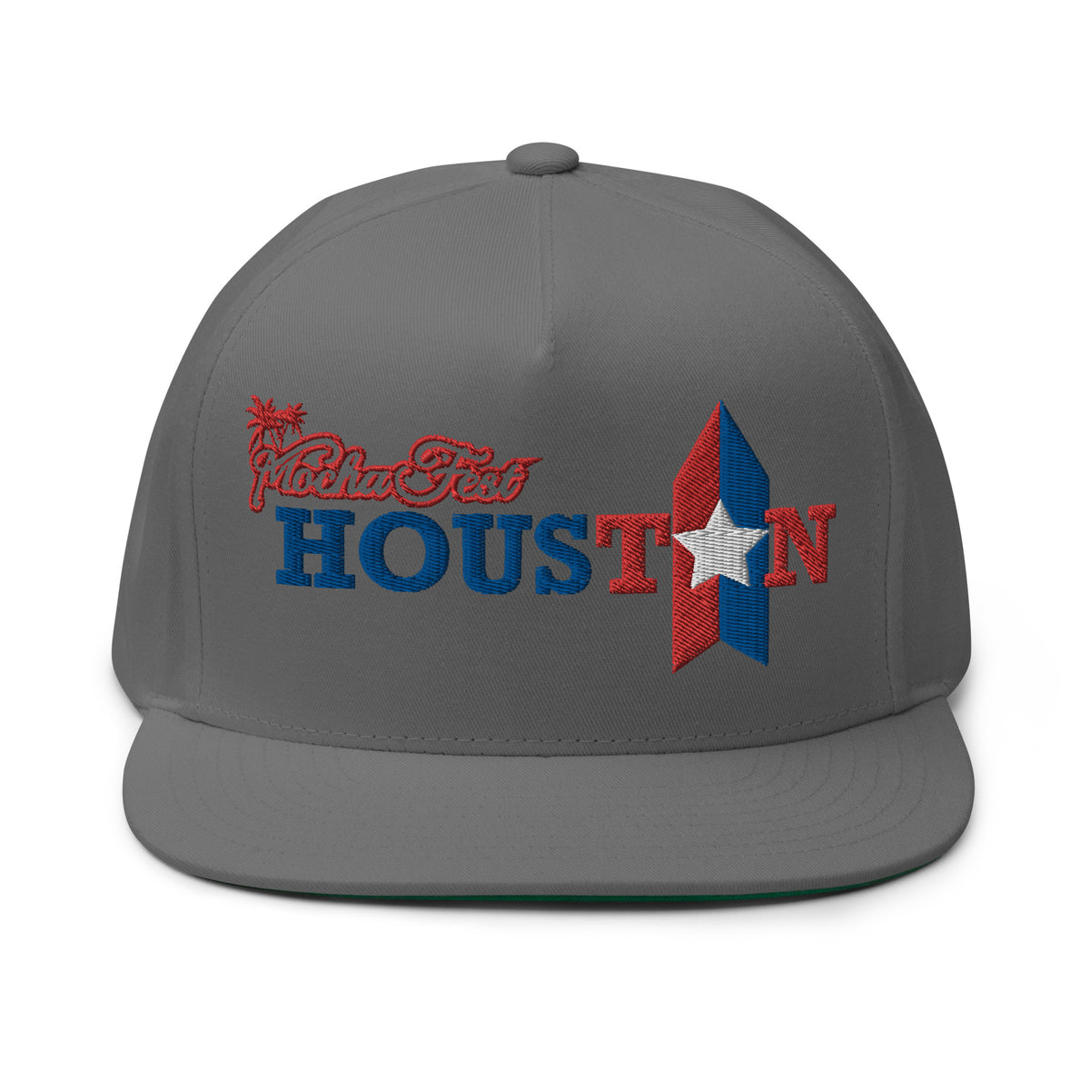 Mocha Fest Houston Flat Bill Cap